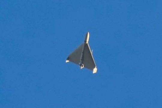 Drone στον ουρανό του Κιέβου