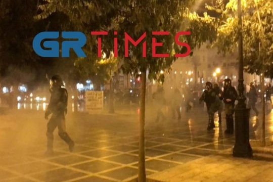Ένταση στο κέντρο της Θεσσαλονίκης