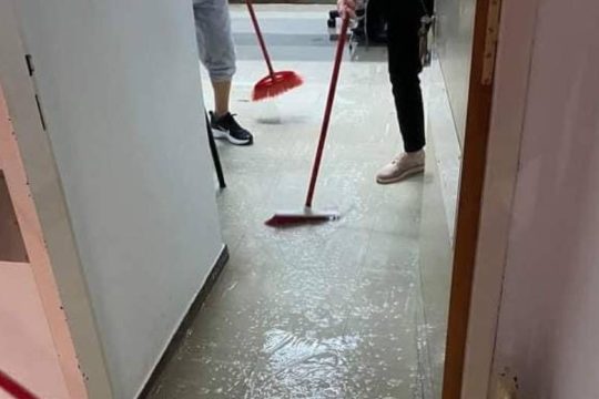 Σοβαρά προβλήματα στην Κέρκυρα από τη βροχόπτωση