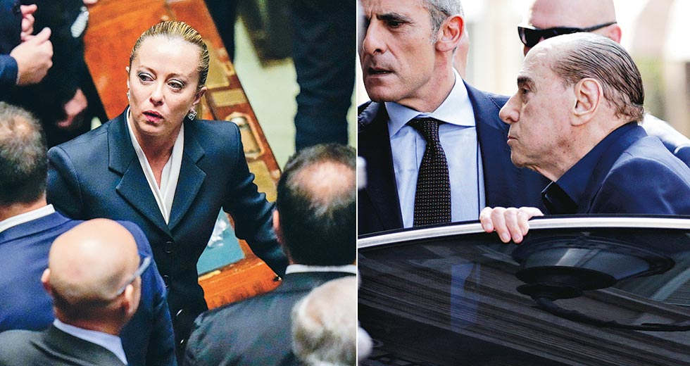 Παζάρια για κυβέρνηση Μελόνι – Μπερλουσκόνι