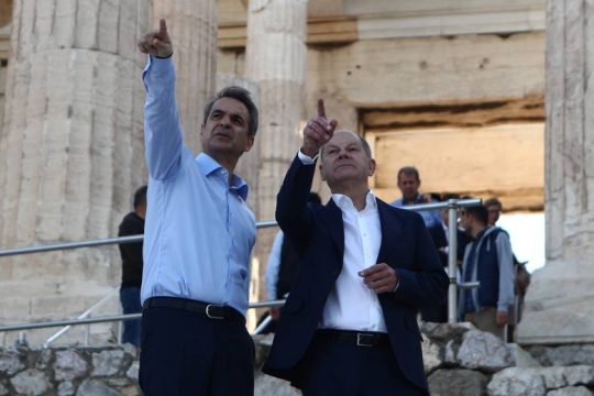 Τον ξενάγησε στην Ακρόπολη, τον υποδέχτηκε στο Μαξίμου