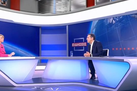 «Ο Πάτσης συμβολίζει τη λεηλασία του δημόσιου πλούτου από τις γαλάζιες ακρίδες»