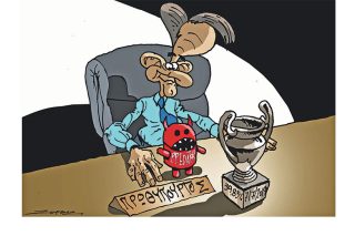 Σκίτσο της Εφ.Συν. [Π.Ζερβός 11.11.2022]