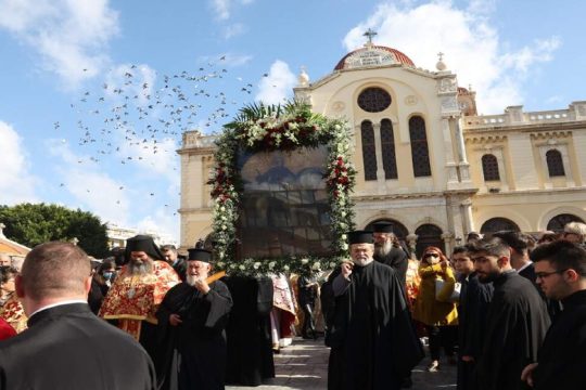 Ηράκλειο: Η πόλη τίμησε τον προστάτη της Άγιο Μηνά