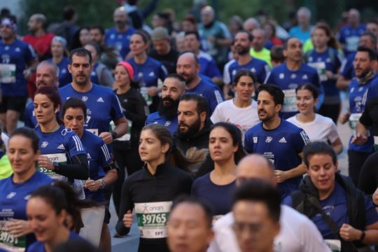 Κυκλοφοριακή συμφόρηση στην Αθήνα λόγω αγώνων στο πλαίσιο του Μαραθωνίου