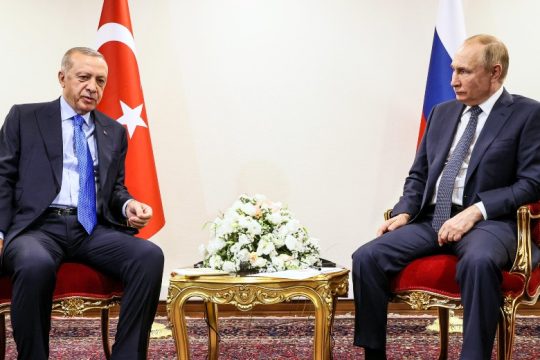 Τηλεφώνημα Πούτιν-Ερντογάν για τη συμφωνία για τα σιτηρά
