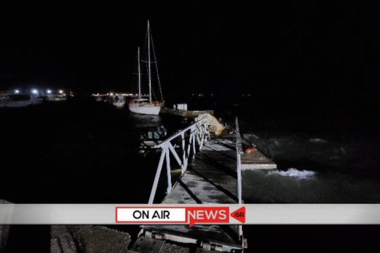 Ζημιές στο Μεσολόγγι από την κακοκαιρία