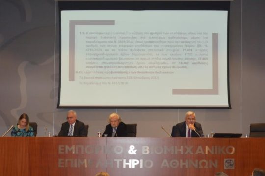 Η Δικαιοσύνη και η οικονομία στο μικροσκόπιο των  επιχειρηματικών φορέων