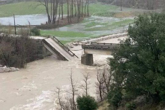 Εβρεξε προβλήματα στην Ηπειρο