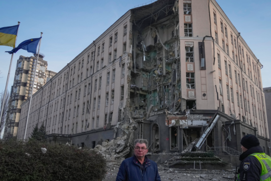 «Βροχή» πυραύλων στο Κίεβο, παραμονή Πρωτοχρονιάς