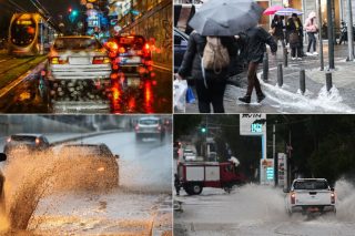 Η πρώτη βροχή έφερε το τέλος του κόσμου στην Αττική
