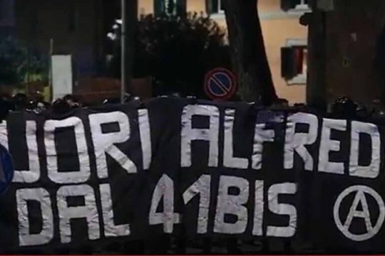Απεργία πείνας 101 ημερών από αναρχικό πολιτικό κρατούμενο στην Ιταλία