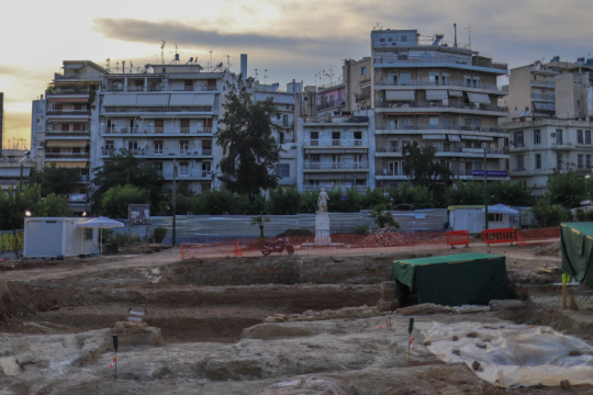 Εργοτάξιο του μετρό στόχος επίθεσης στο Γαλάτσι