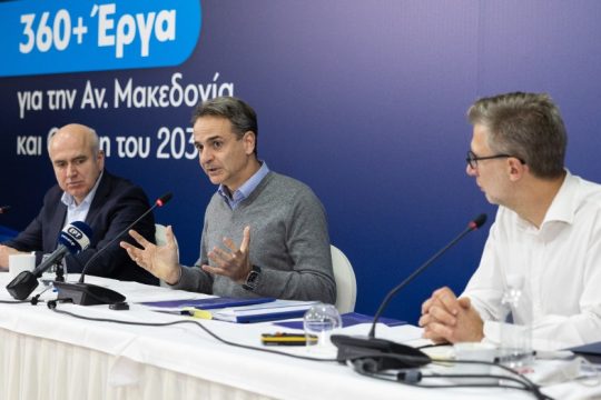 Γνωστές εξαγγελίες και προεκλογικά ευχολόγια από Μητσοτάκη