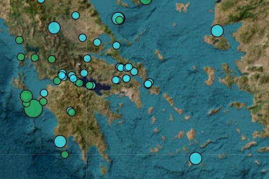 Aσθενής σεισμός 4 Ρίχτερ στον ανοιχτά της Ζακύνθου