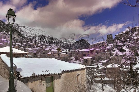 Καλωσορίζουμε τα χιόνια στην αρχοντική Στεμνίτσα Αρκαδίας