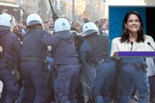 Κλακαδόροι εντός, κλομπ, ξύλο και δακρυγόνα εκτός