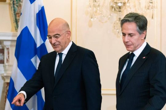 Πλήρης η ατζέντα Μπλίνκεν στην Αθήνα, έμφαση στα ελληνοτουρκικά
