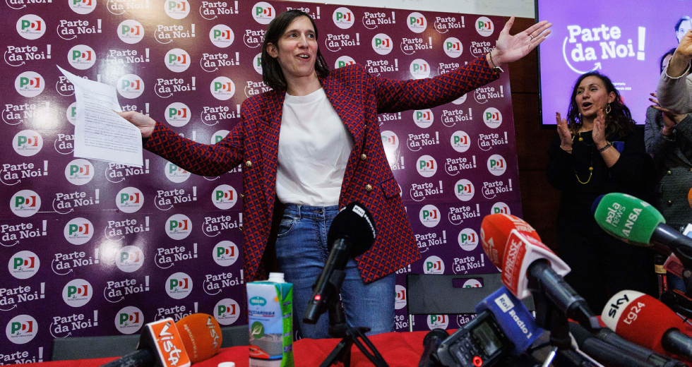 Εκλογή έκπληξη της Έλι Σλάιν στην ηγεσία του Δημοκρατικού Κόμματος της Ιταλίας