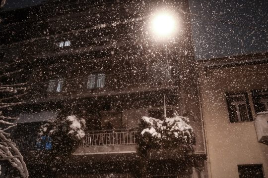 Καθώς έπεφτε το χιόνι…