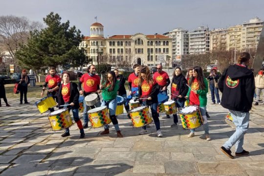 Δυναμική και… μελωδική η κινητοποίηση στο Αρχαιολογικό Μουσείο Θεσσαλονίκης