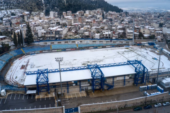 Η «Μπάρμπαρα» ανέβαλε τον πρώτο ημιτελικό Λαμία – ΠΑΟΚ για το Κύπελλο