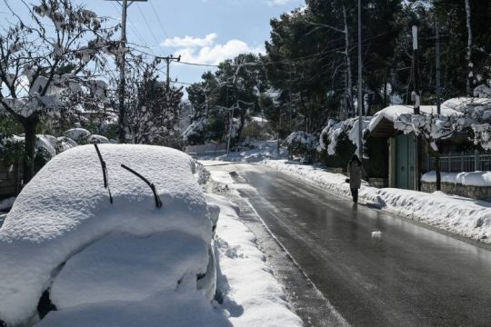 Επιμένει η «Μπάρμπαρα» με χιονοπτώσεις ή χιονόνερο