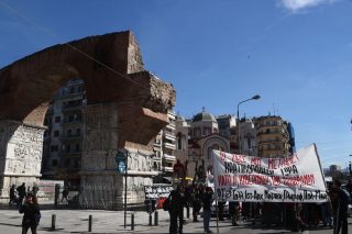 Χωρίς φρένο συνεχίζονται οι διαδηλώσεις στη Θεσσαλονίκη