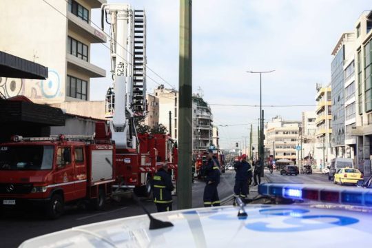 Φωτιά στο Γκάζι – διακοπή κυκλοφορίας στην Πειραιώς
