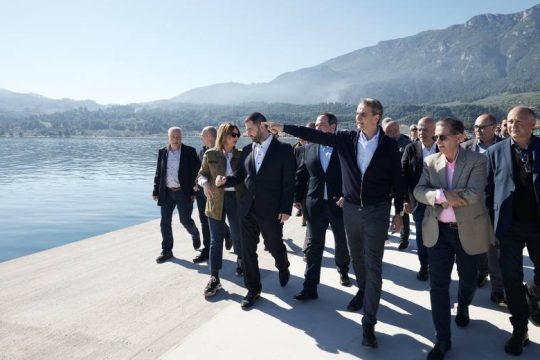 Προεκλογική περιοδεία Μητσοτάκη στη Φθιώτιδα