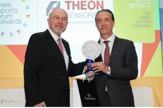 Top Greek Export Company 2023 αναδείχθηκε η ΤΗΕΟΝ SENSORS