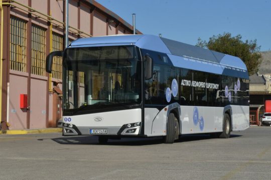Δοκιμές στην Ελλάδα με αστικό λεωφορείο υδρογόνου