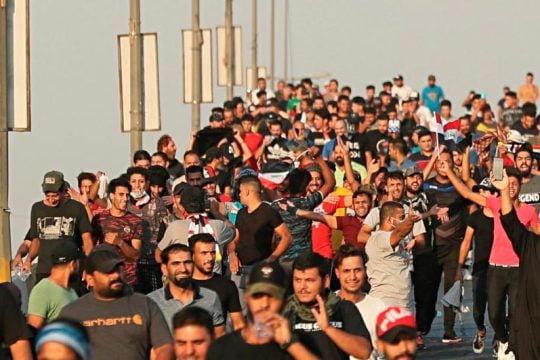 Διαδήλωση στο ιρακινό Κουρδιστάν κατά των τουρκικών βομβαρδισμών