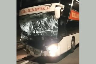 Φονική πρόσκρουση ΚΤΕΛ σε Ι.Χ. στη ΛΕΑ