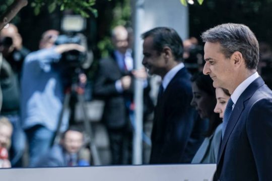 Με διαστρεβλωμένη εικόνα της θητείας και των στόχων της Ν.Δ. το μήνυμα Μητσοτάκη