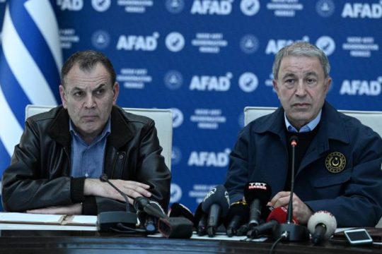 Στις σεισμόπληκτες περιοχές της Τουρκίας ο Ν. Παναγιωτόπουλος