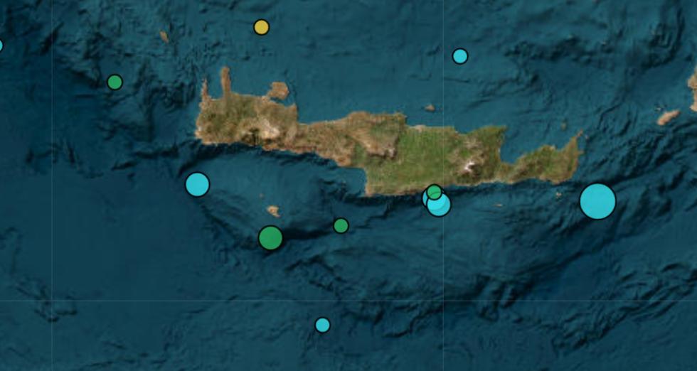 Νέος σεισμός 4,3 Ρίχτερ νοτιοανατολικά της Ζάκρου