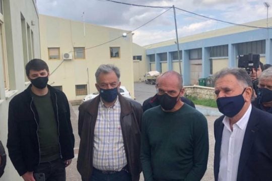 Σε Καστέλλι και Αρκαλοχώρι ο Γ. Βαρουφάκης