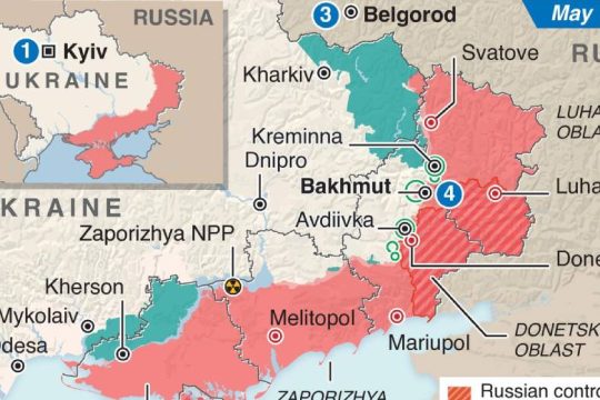 Η αντεπίθεση των Ουκρανών και η μάχη του Μπαχμούτ