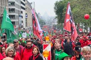 20.000 Βέλγοι κατά της ποινικοποίησης της απεργίας