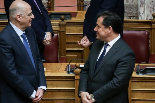 Απάντηση στην αλαζονεία του Αδωνη από τον Δένδια