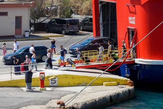 Yποδομές κρουαζιέρας στο λιμάνι της Κέρκυρας