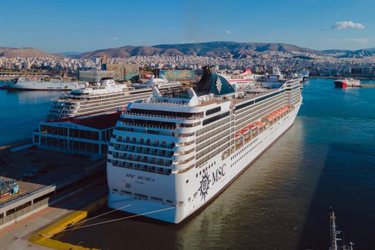 Λιμάνι βάσης του «MSC Musica» το 2023 ο Πειραιάς