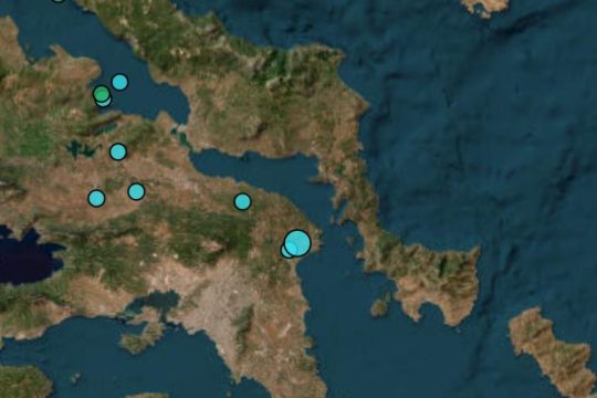 Αισθητός στην Αθήνα σεισμός 3,3 Ρίχτερ στον Μαραθώνα