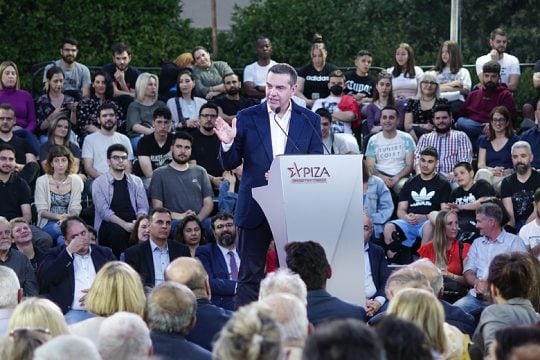 Μήνυμα συσπείρωσης και ανατροπής από τον Αλ. Τσίπρα στη Νίκαια