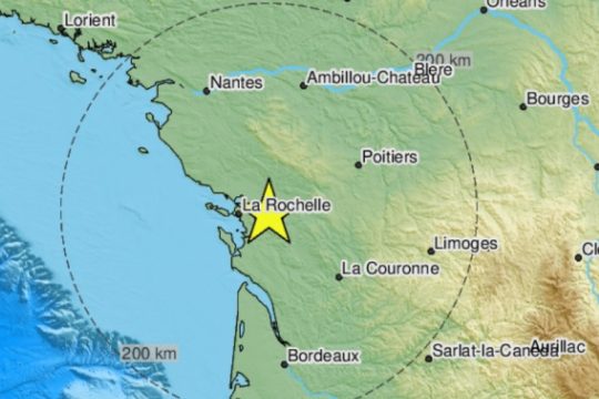 Σεισμός 5,3 Ρίχτερ ταρακούνησε τη δυτική Γαλλία