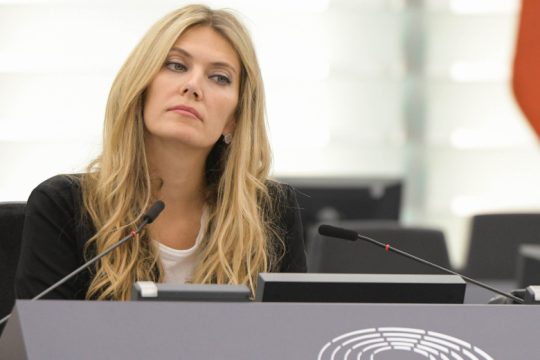 Η Εύα Καϊλή «έστησε» το ευρωκοινοβούλιο