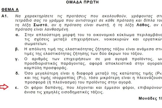 Σωστό ή λάθος;