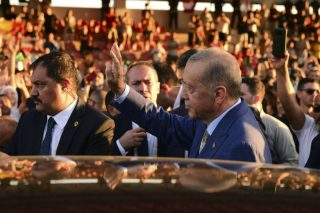 Σόου Ερντογάν στα Κατεχόμενα