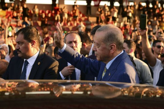 Σόου Ερντογάν στα Κατεχόμενα
